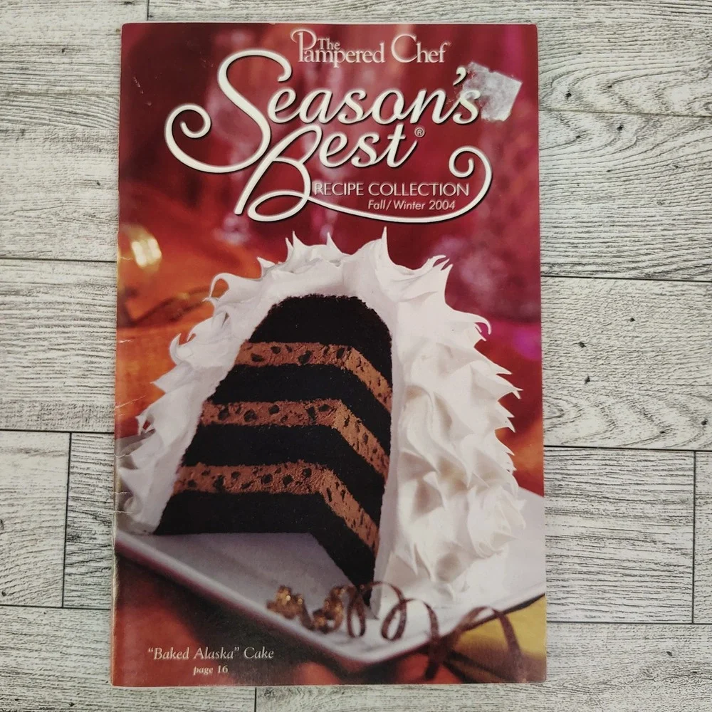 Pampered‎ Chef 2004 Fall Winter Cookbook Booklet Recipe Collection GOOD